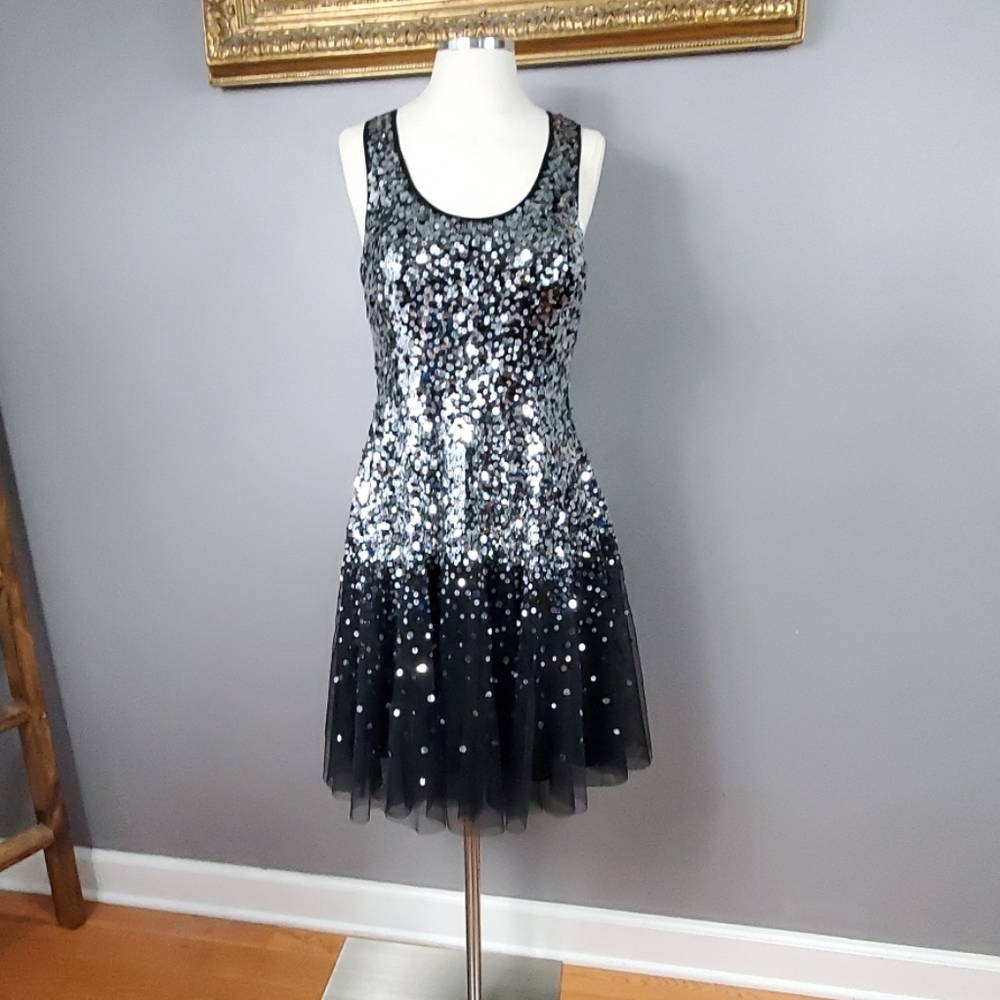 Michael Kors Sleeveless Sequined Dress
